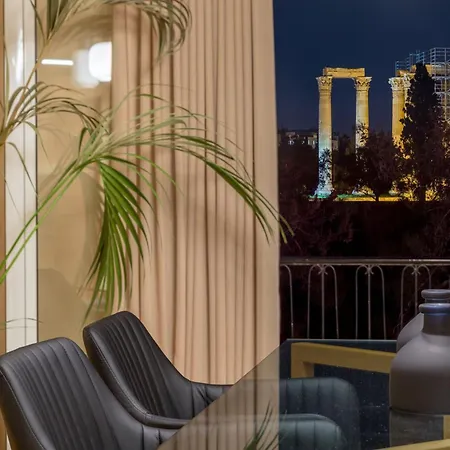 Stylish Flat Overlooking The Temple Of Zeus Athens Exterior photo