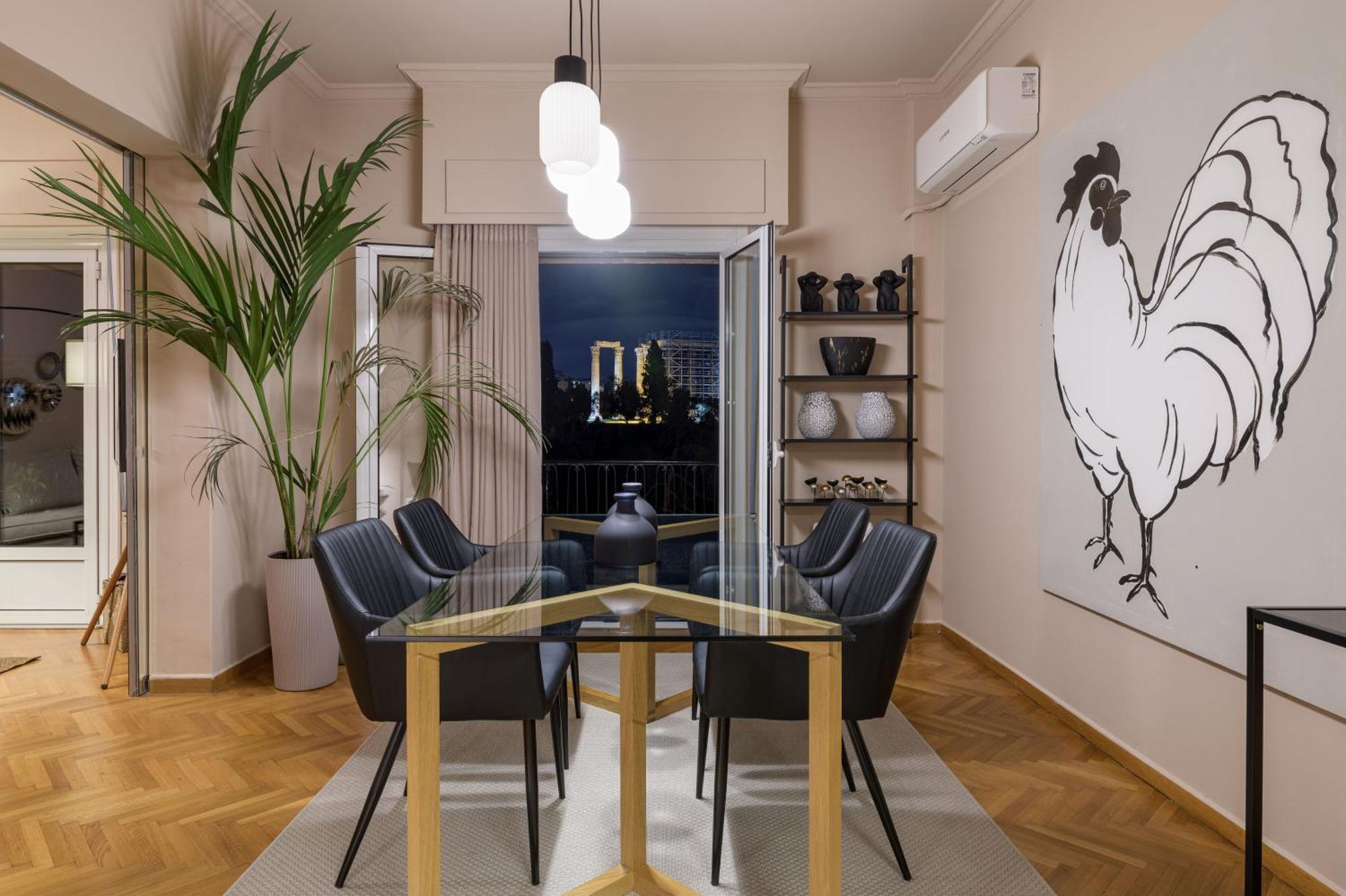 Stylish Flat Overlooking The Temple Of Zeus Apartment *
