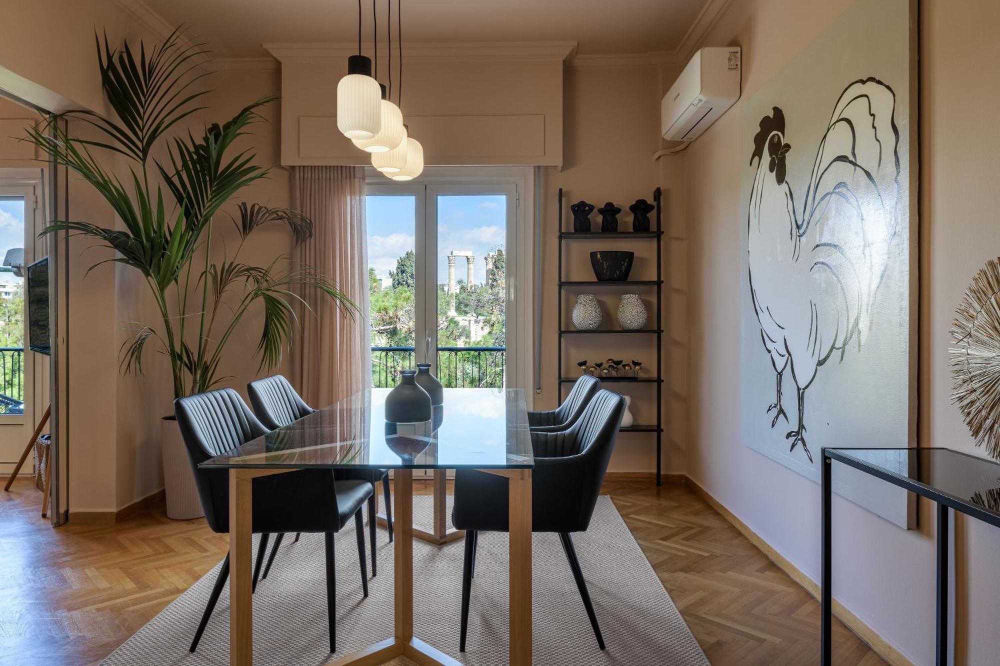 Stylish Flat Overlooking The Temple Of Zeus Apartament